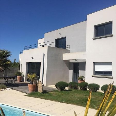 Maison Moderne Avec Piscine Chauffee Dans La Baie Du Mont St Michel 200M2 Yquelon المظهر الخارجي الصورة