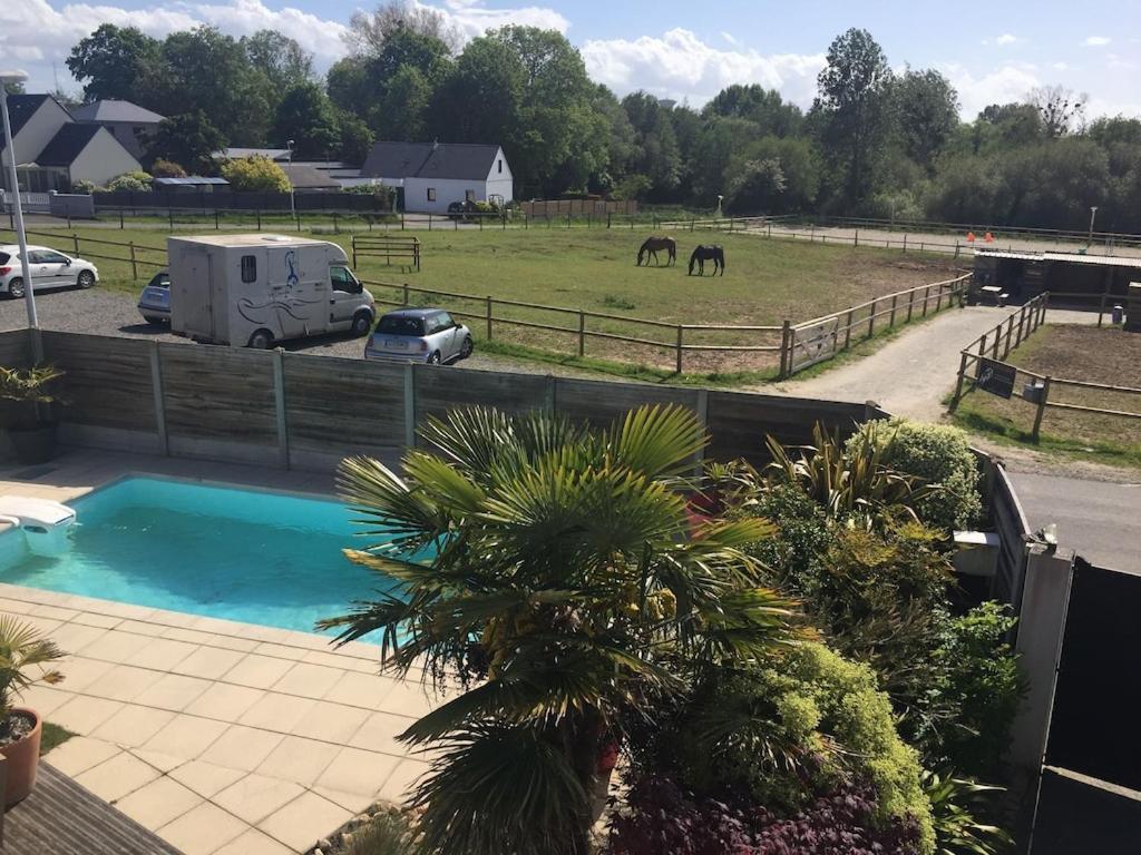 Maison Moderne Avec Piscine Chauffee Dans La Baie Du Mont St Michel 200M2 Yquelon المظهر الخارجي الصورة